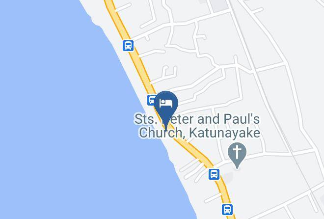 Colombo - Leaf On Lagoon Hotel Maps