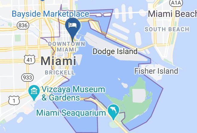 Miami Dade - Leamington Hotel Maps