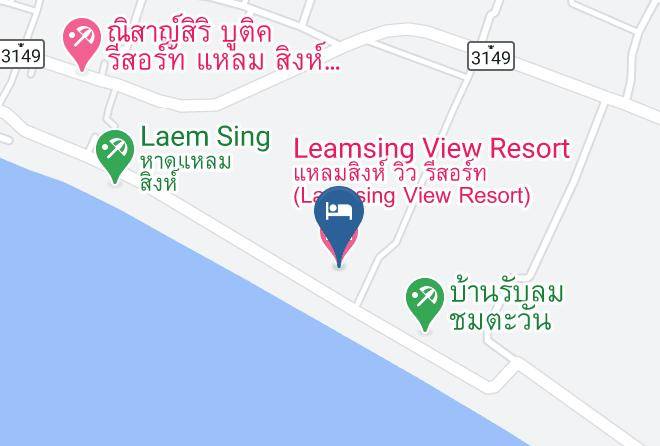 Amphoe Laem Sing - Leamsing View Resort Maps