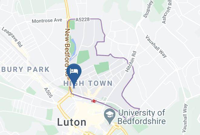 Luton - Leaside Hotel Maps