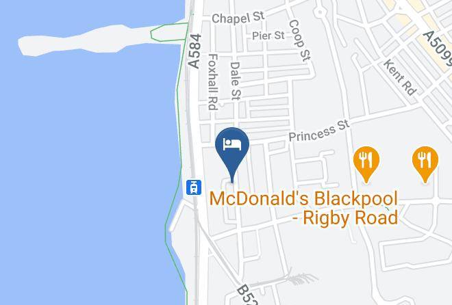 Blackpool - Leatham Park Hotel Maps