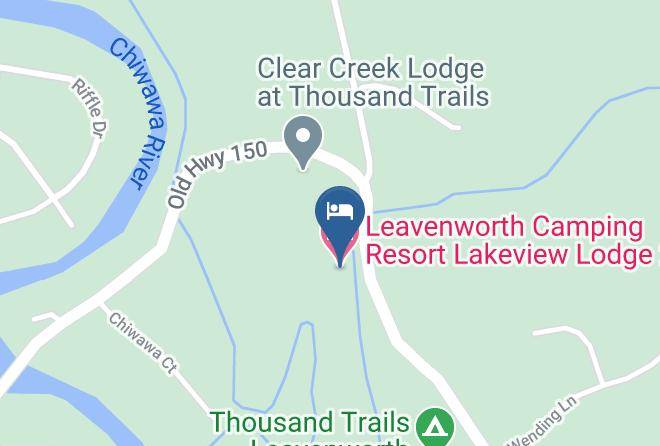 Leavenworth Camping Resort Cottage 5 Harita - Washington - Chelan