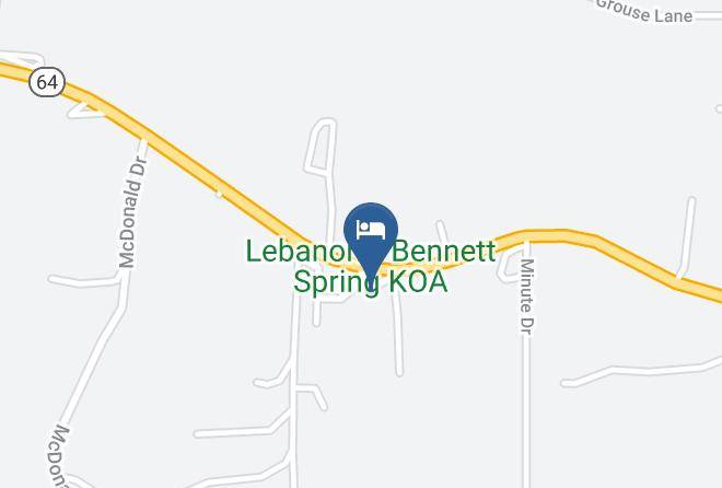 Laclede - Lebanon Bennett Spring Koa Maps