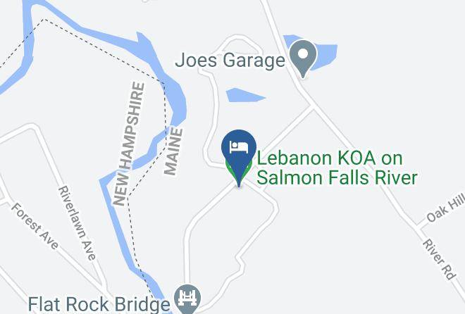 York - Lebanon Koa On Salmon Falls River Maps