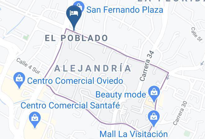 Medellin - Leblon Suites Hotel Maps