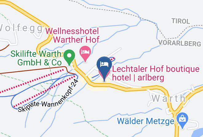 Bregenz - Lechtaler Hof Boutique Hotel Arlberg Maps