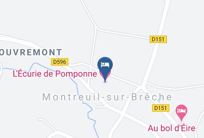 Lecurie De Pomponne Map