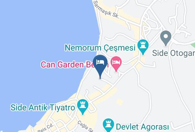 Manavgat - Leda Beach Hotel Maps