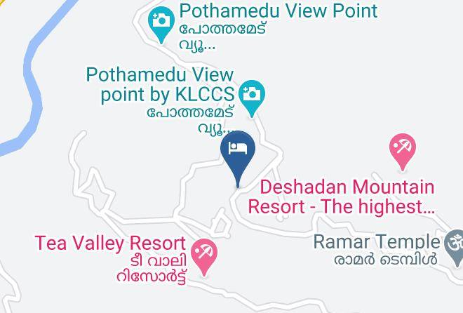 Devikulam - Ledd G Cleff Resort Munnar Maps