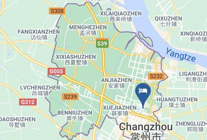 Changzhou - Ledu Hotel Xinqiao Maps