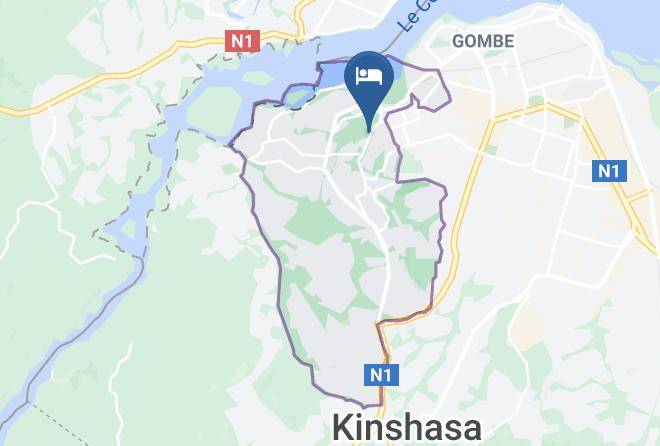 Kinshasa Urban - Ledya Pyramide Hotel Kinshasa Maps