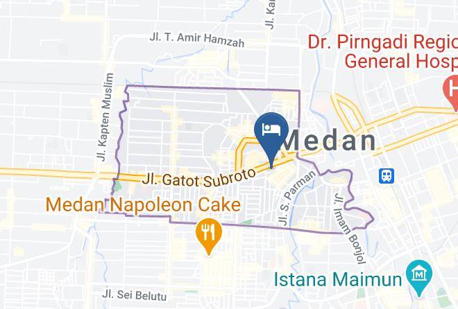 Kota Medan - Lee Garden Hotel Maps