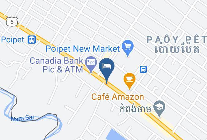 Paoy Paet Town - Lee Hotel & Spa Maps