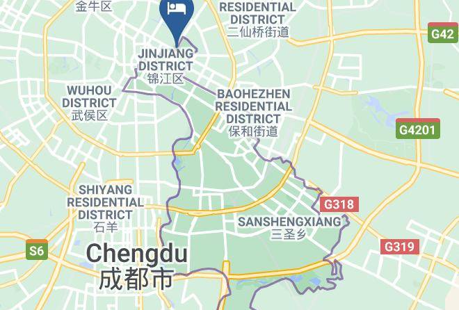 Chengdu - Leeden Hotel Maps