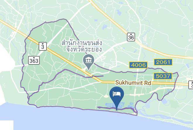 Amphoe Mueang Rayong - Leelavadee Resort Rayong Maps