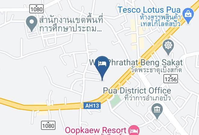 Amphoe Pua - Leelawadee Hotel Maps