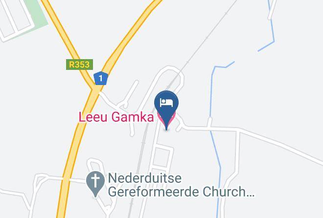 Central Karoo - Leeu Gamka Hotel Maps