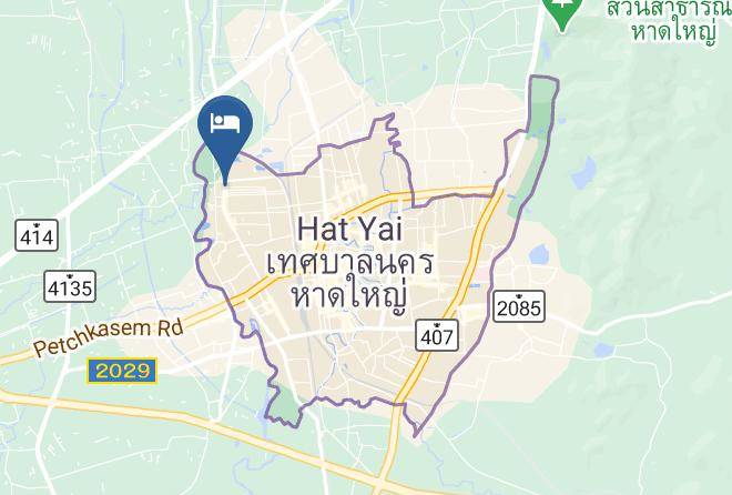 Leevana Hotel Map - Songkhla - Amphoe Hat Yai