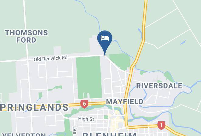 Blenheim - Leeways Backpackers Bbh Maps