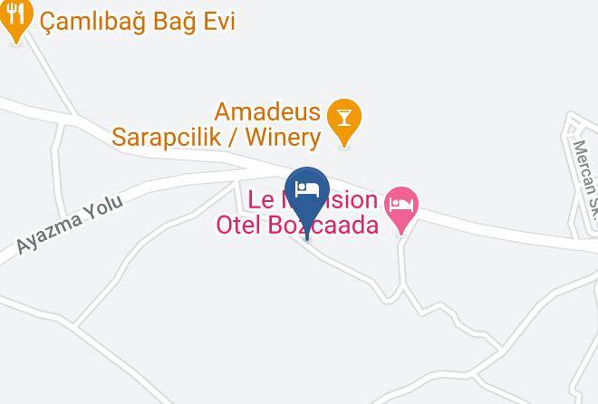 Bozcaada - Lefkofris Hotel Maps