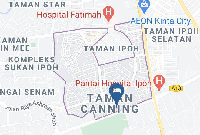 Kinta District - Legacy Hotel Maps