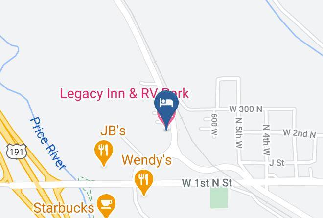 Carbon - Legacy Inn & Rv Park Maps