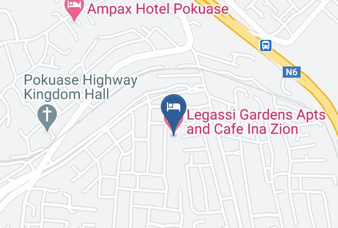 Ga - Legassi Gardens Apts And Cafe Ina Zion Maps