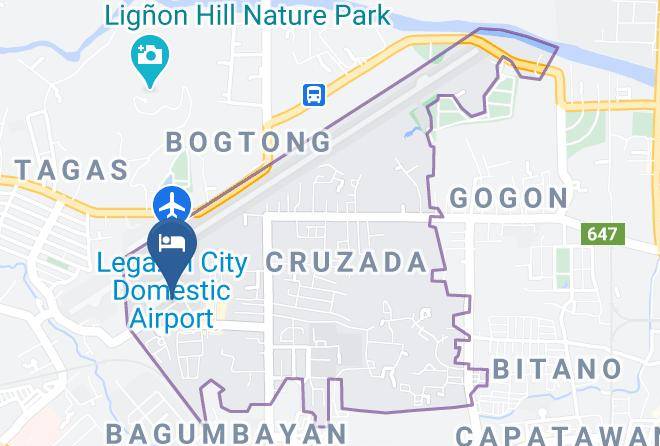 Albay - Legazpi Airport Hotel & Restaurant Maps