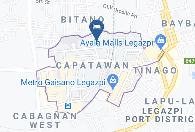 Albay - Legazpi Garden Hotel Maps