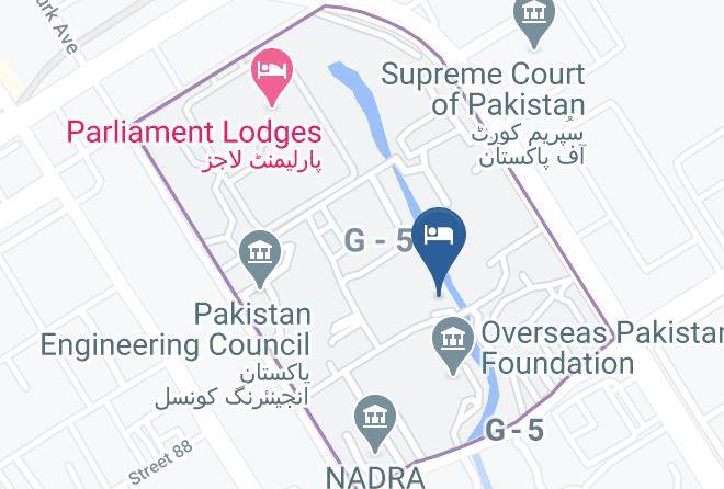 Islamabad - Legend Hotel Islamabad Maps
