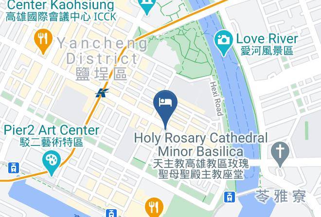 Yancheng District - Legend Hotel Pier 2 Kaohsiung Maps