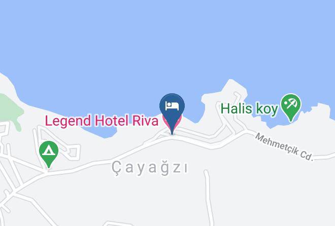 Beykoz - Legend Hotel Riva Maps