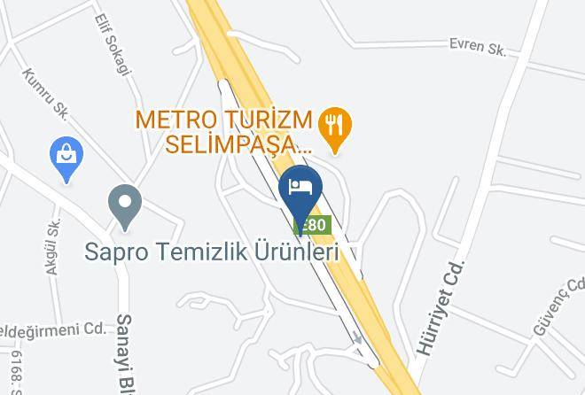 Silivri - Legend Otel Tem Maps