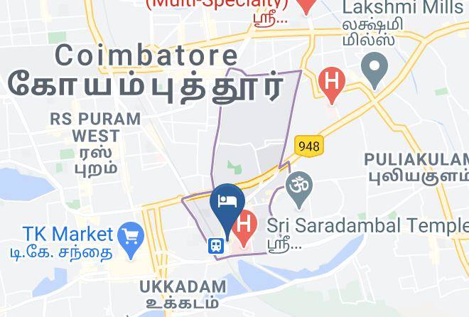 Coimbatore - Legend's Inn Maps