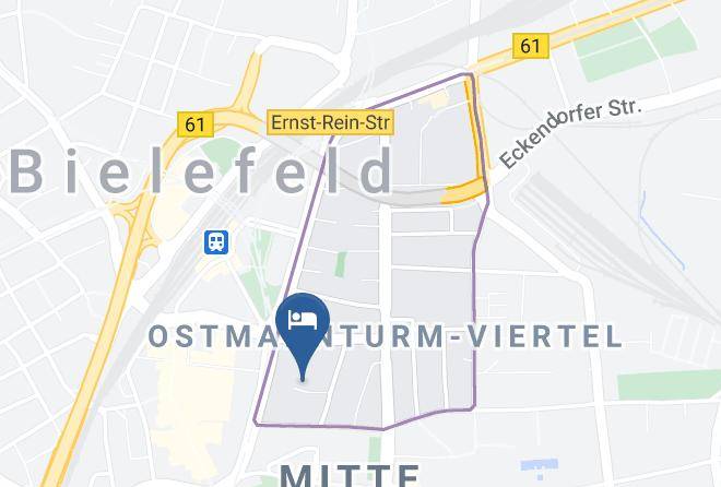 Bielefeld - Legere Hotel Bielefeld Maps