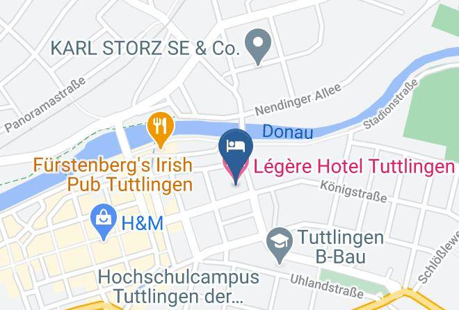 Legere Hotel Tuttlingen Map