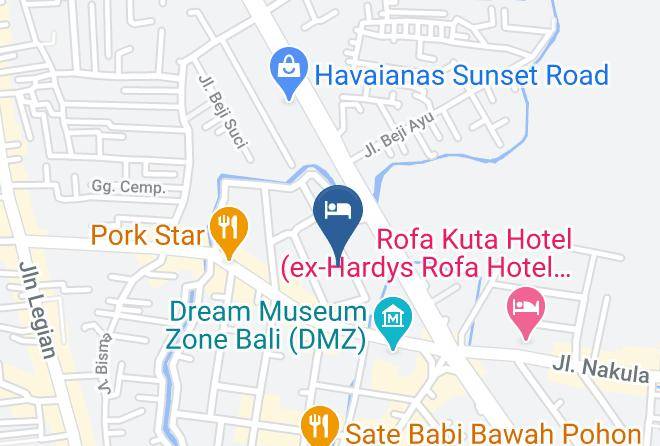 Badung Regency - Legian Sunset Residence Maps