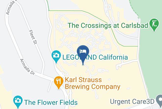 San Diego - Legoland California Castle Hotel Maps