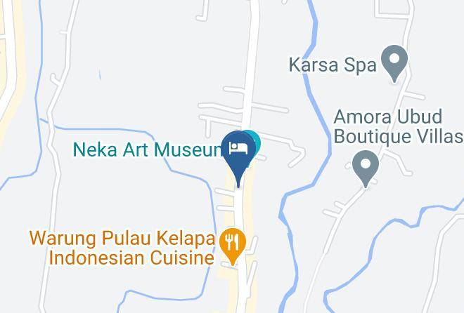 Gianyar Regency - Legong Dormitory Backpacker Ubud Maps