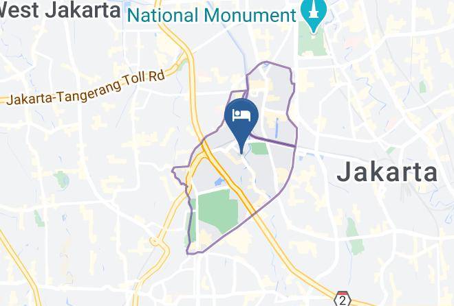 Central Jakarta - Legreen Suite Penjernihan N Benhil Maps
