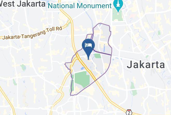 Central Jakarta - Legreen Suite Pejompongan Maps