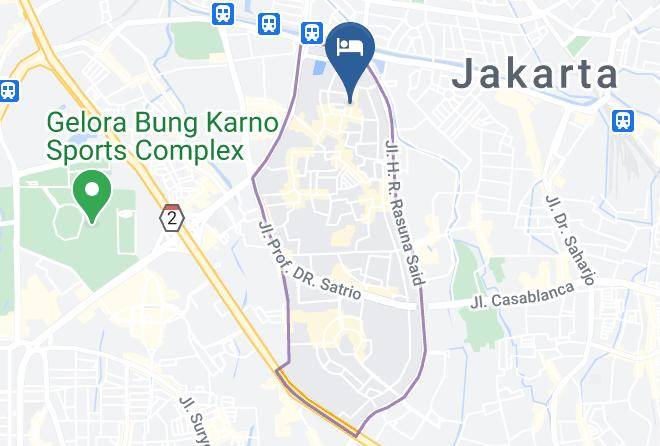 Jakarta Selatan - Legreen Suite Kuningan Maps