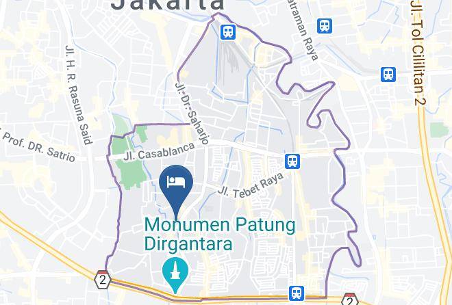 Jakarta Selatan - Legreen Suite Supomo Maps