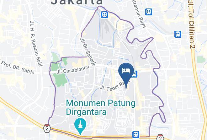 Jakarta Selatan - Legreen Suite Tebet Maps