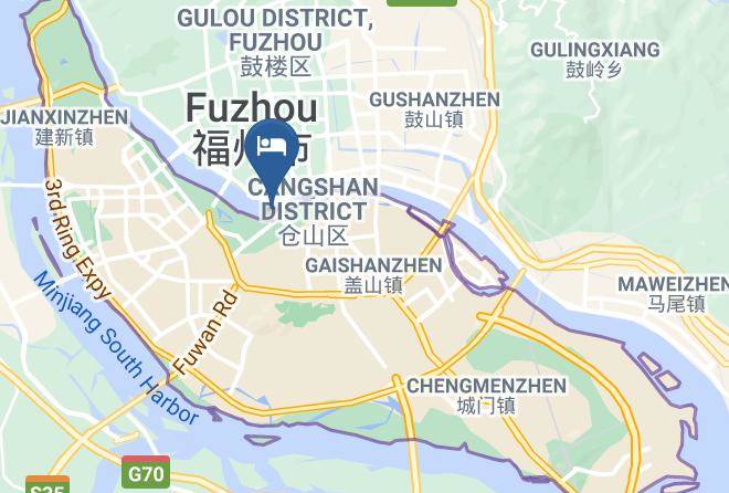 Fuzhou - Lehaojia Hote Aparment Fuzhou Maps