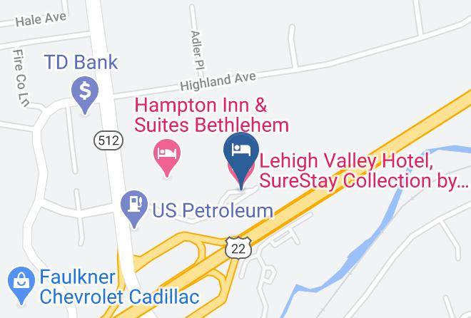 Northampton - Lehigh Valley Hotel Surestay Collection By Best Western Maps