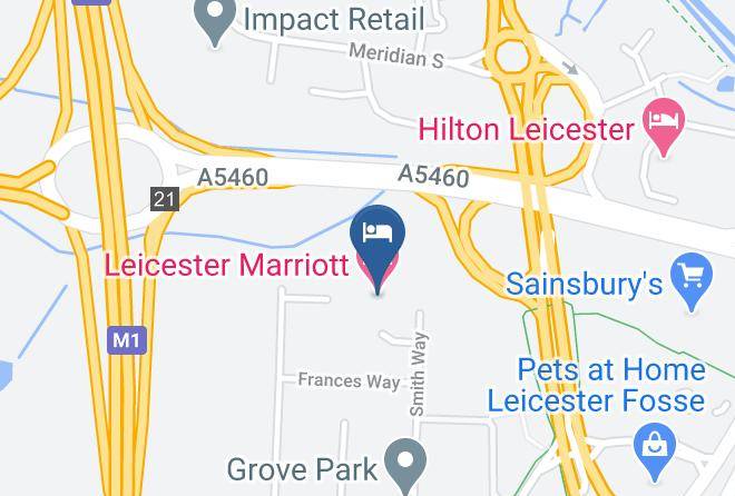 Leicestershire - Leicester Marriott Hotel Maps
