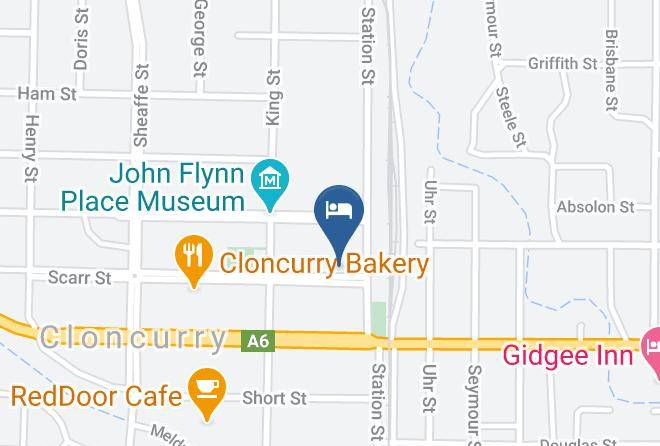 Leichhardt Hotel Cloncurry Map