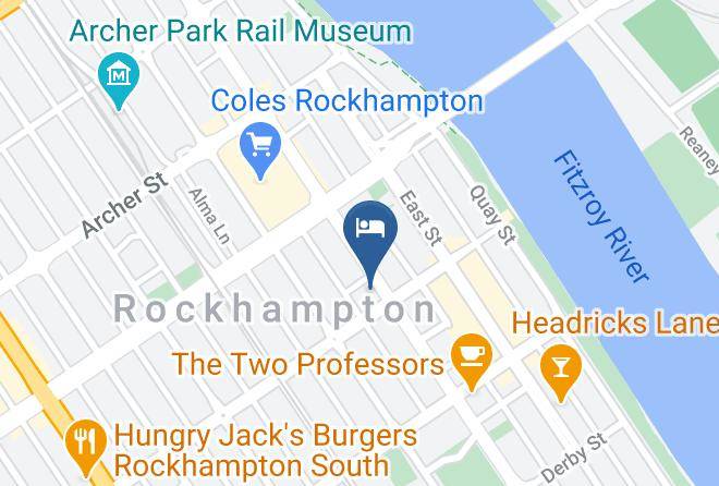 Rockhampton - Leichhardt Hotel Maps