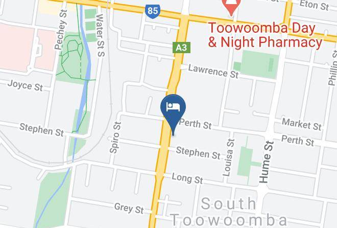 Toowoomba - Leichhardt Motor Inn Maps